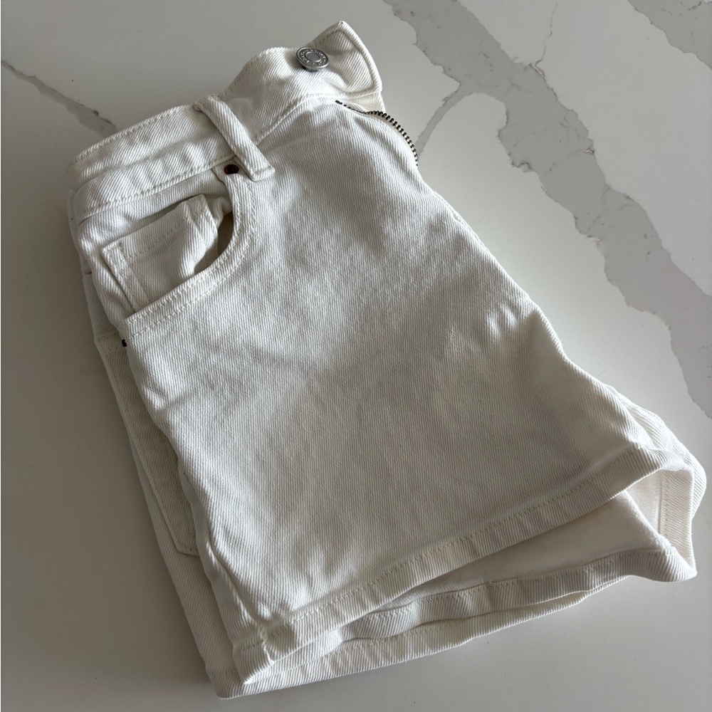 PacSun White Jean Shorts
